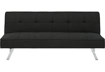 santini black futon   
