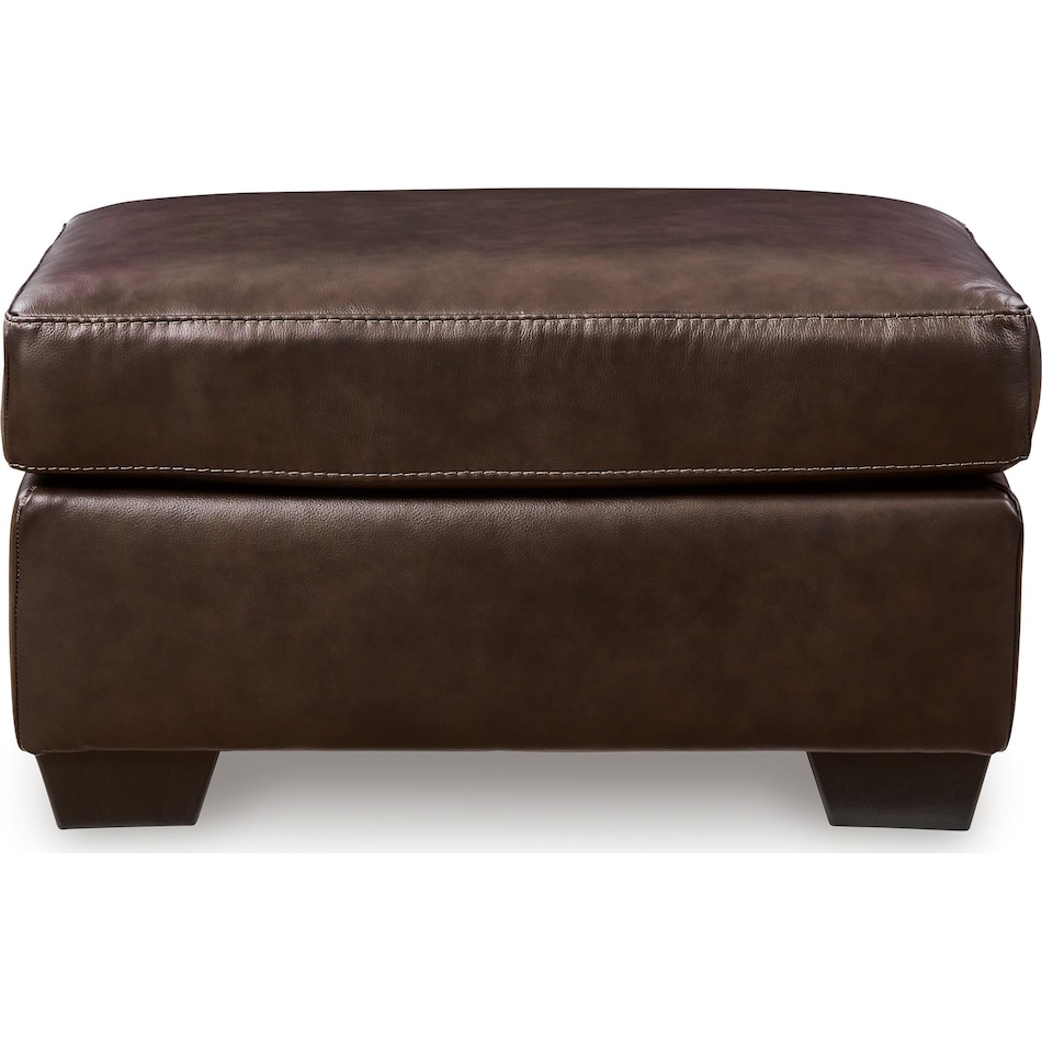 santorine dark brown living room dark brown st stationary leather ottoman   