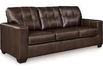 santorine dark brown living room dark brown st stationary leather sleeper   