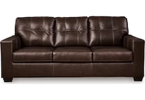 santorine dark brown living room dark brown st stationary leather sleeper   