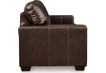 santorine dark brown living room dark brown st stationary leather sleeper   