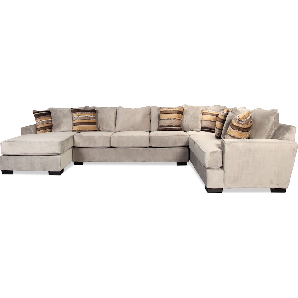 serendipity neutral  piece sectional p  