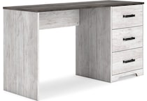 shawburn white  dark charcoal gray of desk h   