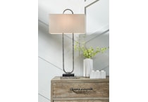 silver table lamp l  