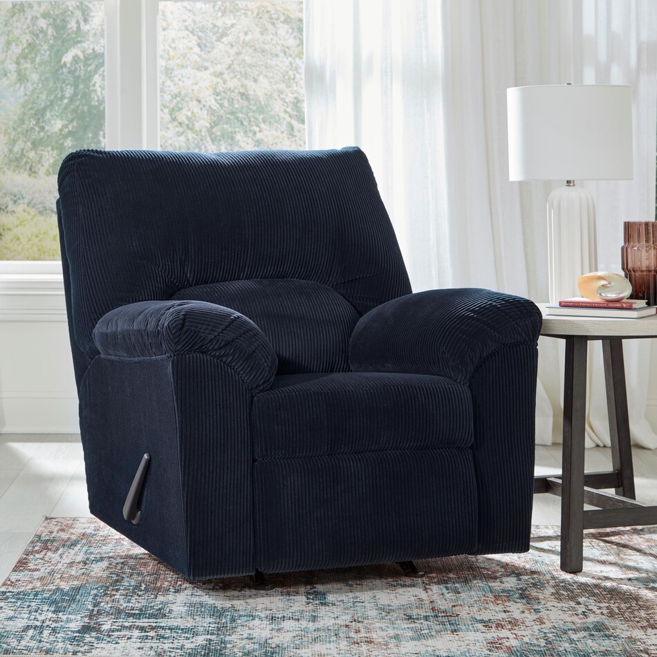 simplejoy navy living room dark blue   