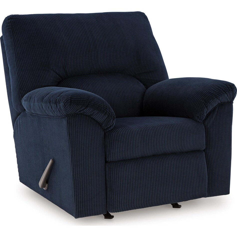 simplejoy navy living room dark blue mt motion fab rec w grp manual   