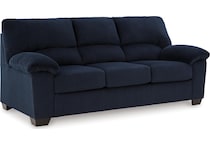 simplejoy navy living room dark blue st stationary fabric sofa   