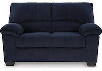 simplejoy navy living room dark blue st loveseat   