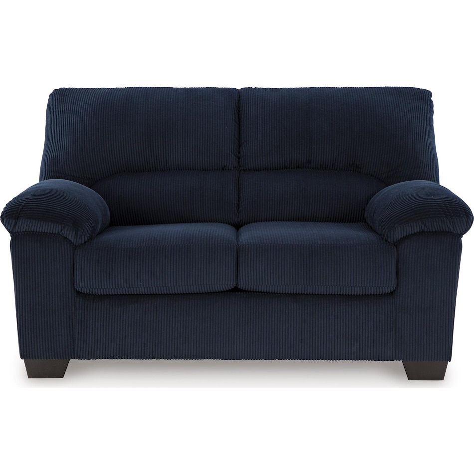 simplejoy navy living room dark blue st loveseat   