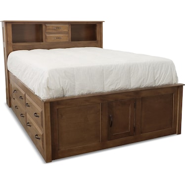 Simplicity III 3-Piece Bookcase Storage Bedroom Set