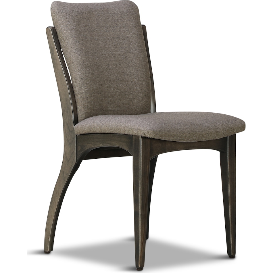 small sapce living gray side chair   