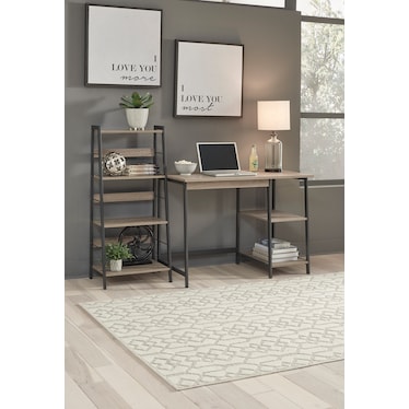 Soho Home Office Desk and Shelf