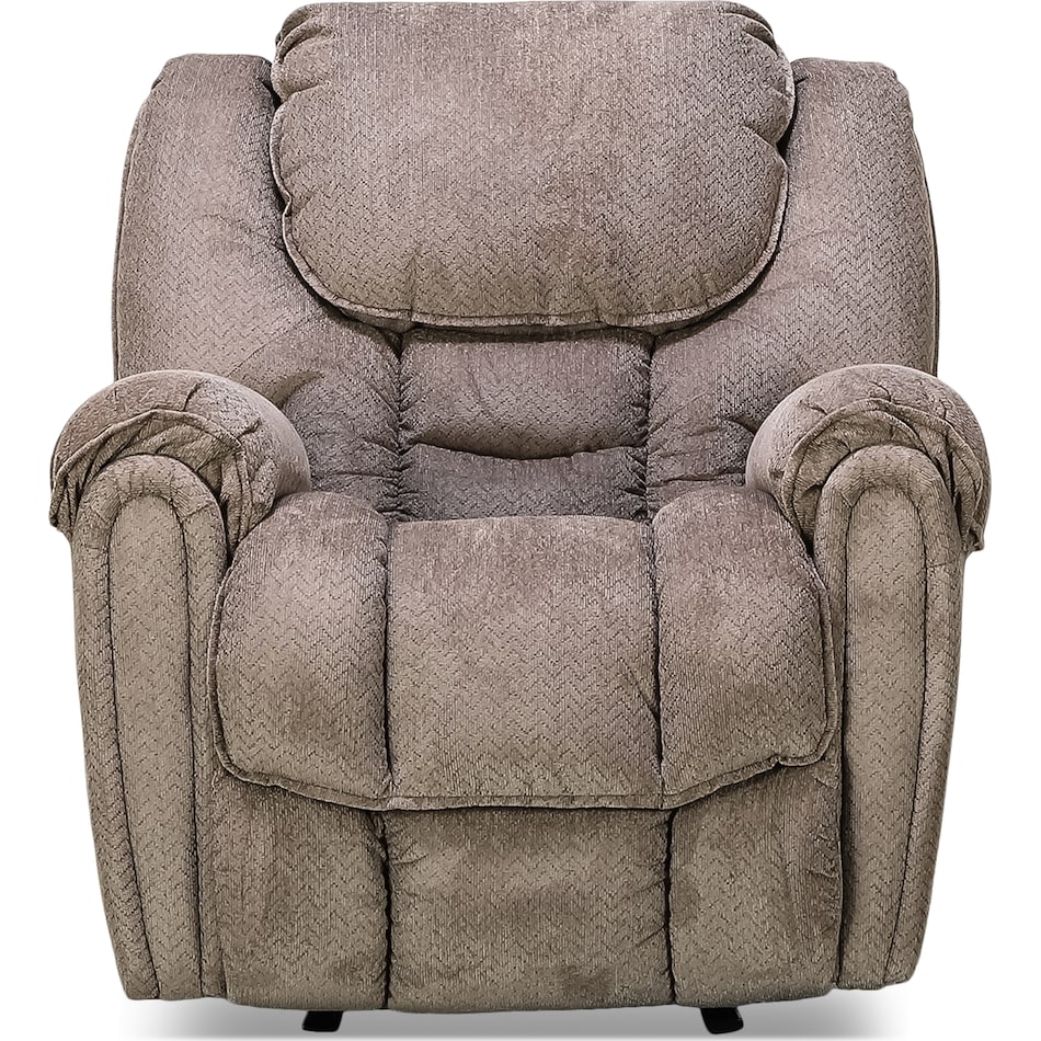 solana brown power recliner   