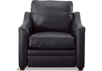 solerno dark blue mt leather recliner manual   