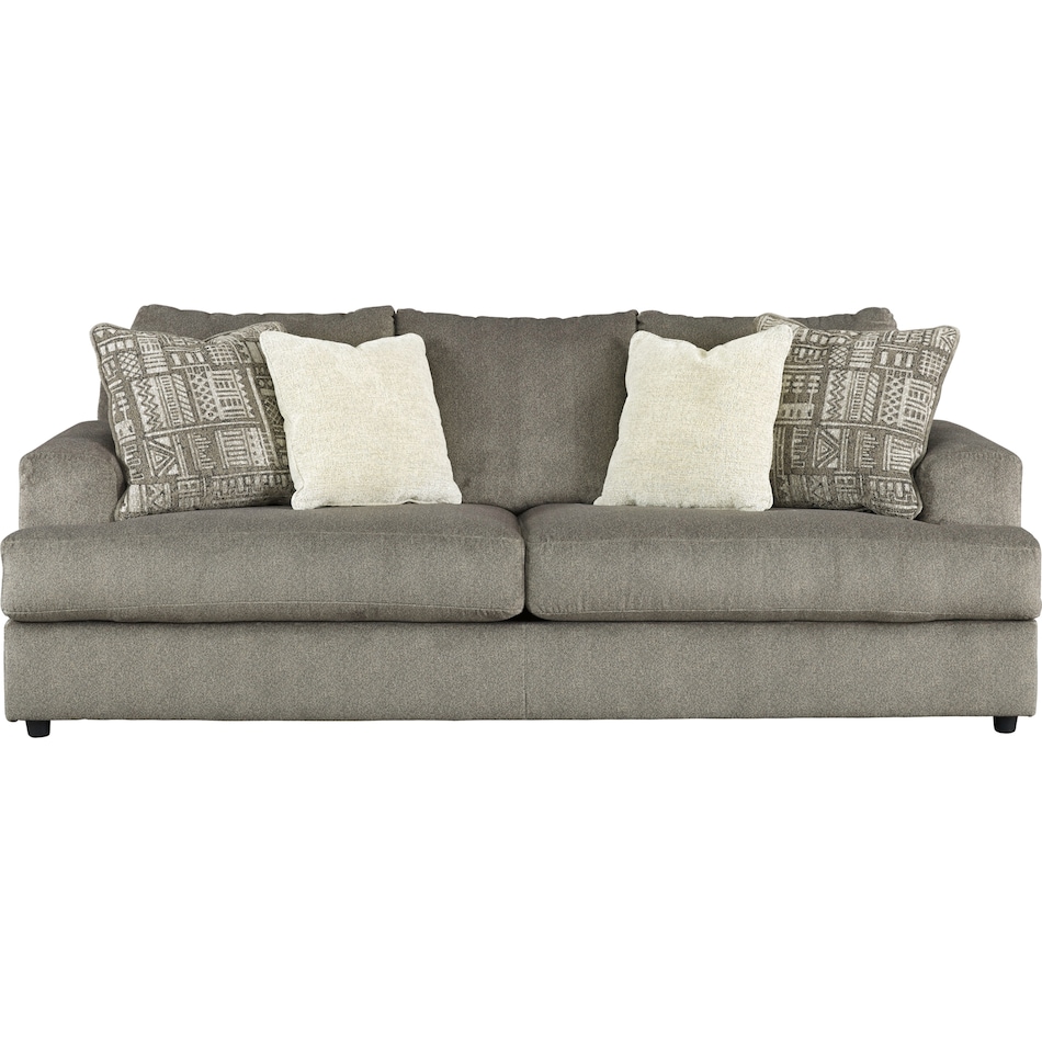 soletren gray st stationary fabric sofa   