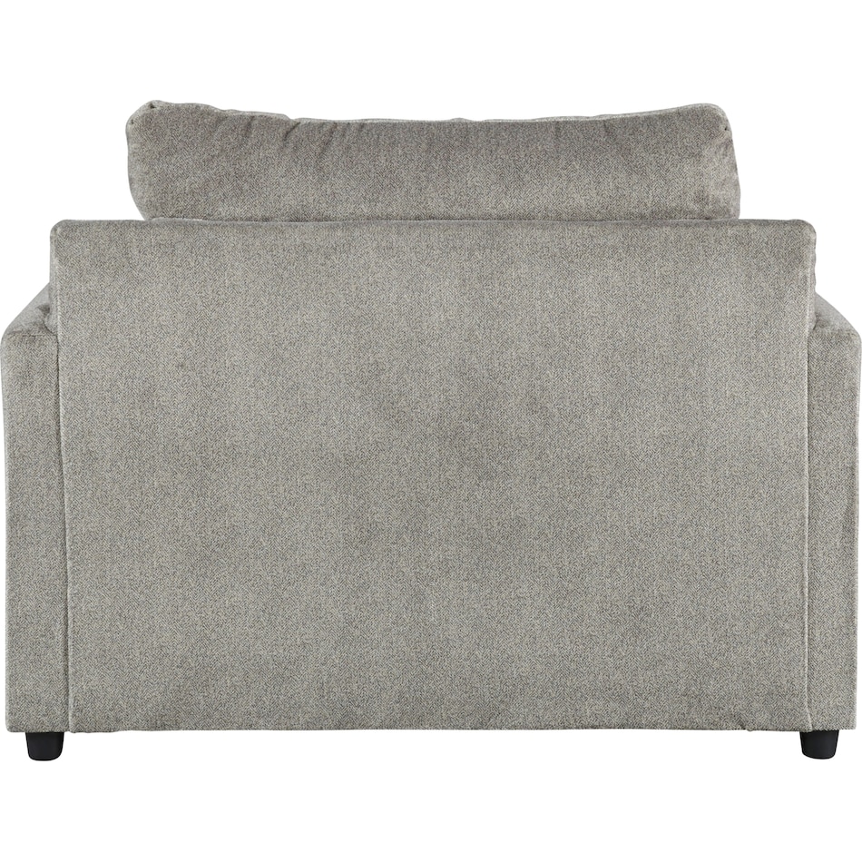 soletren gray st stationary fabric chair   