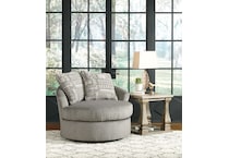 soletren gray st stationary fabric chair   