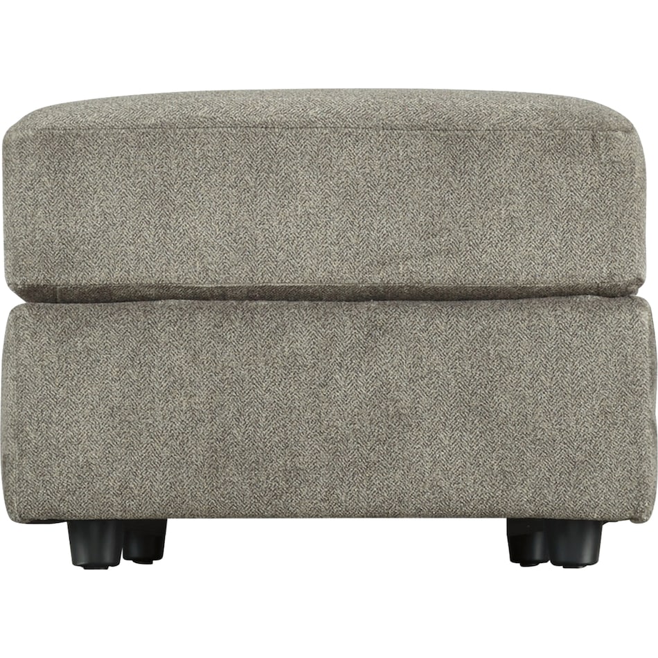 soletren gray st stationary fabric ottoman   