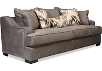 spartan gray sofa   