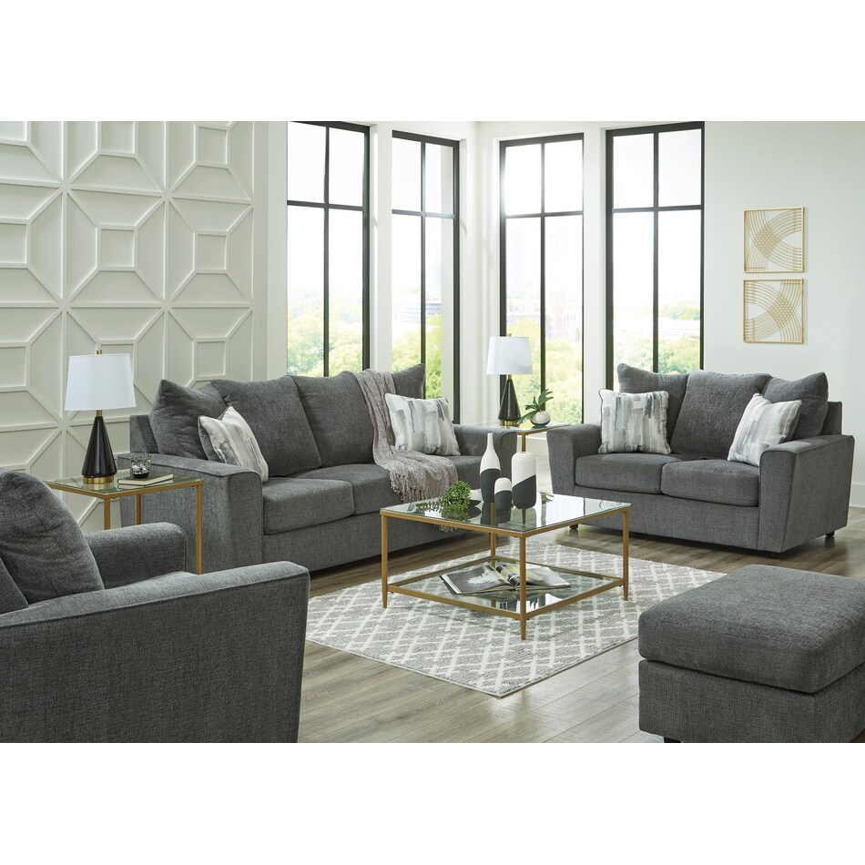 stairatt living room gray st stationary fabric sofa   