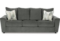 stairatt living room gray st stationary fabric sofa   