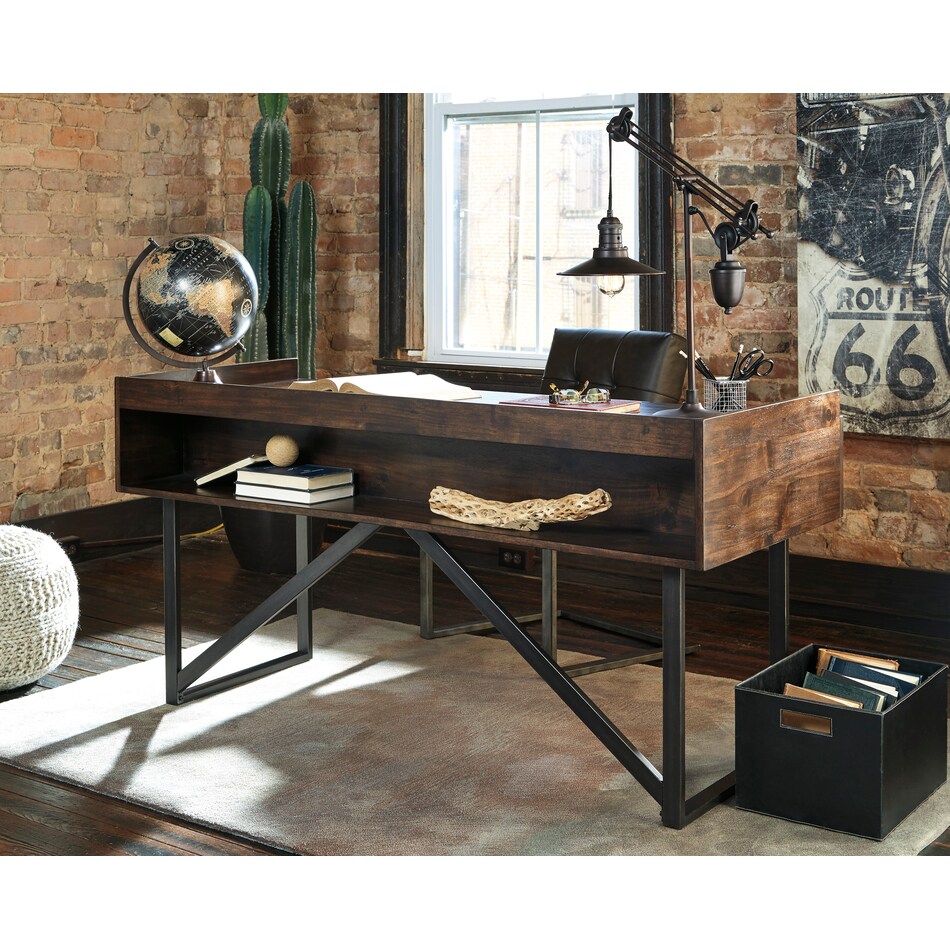 starmore brown desk h   