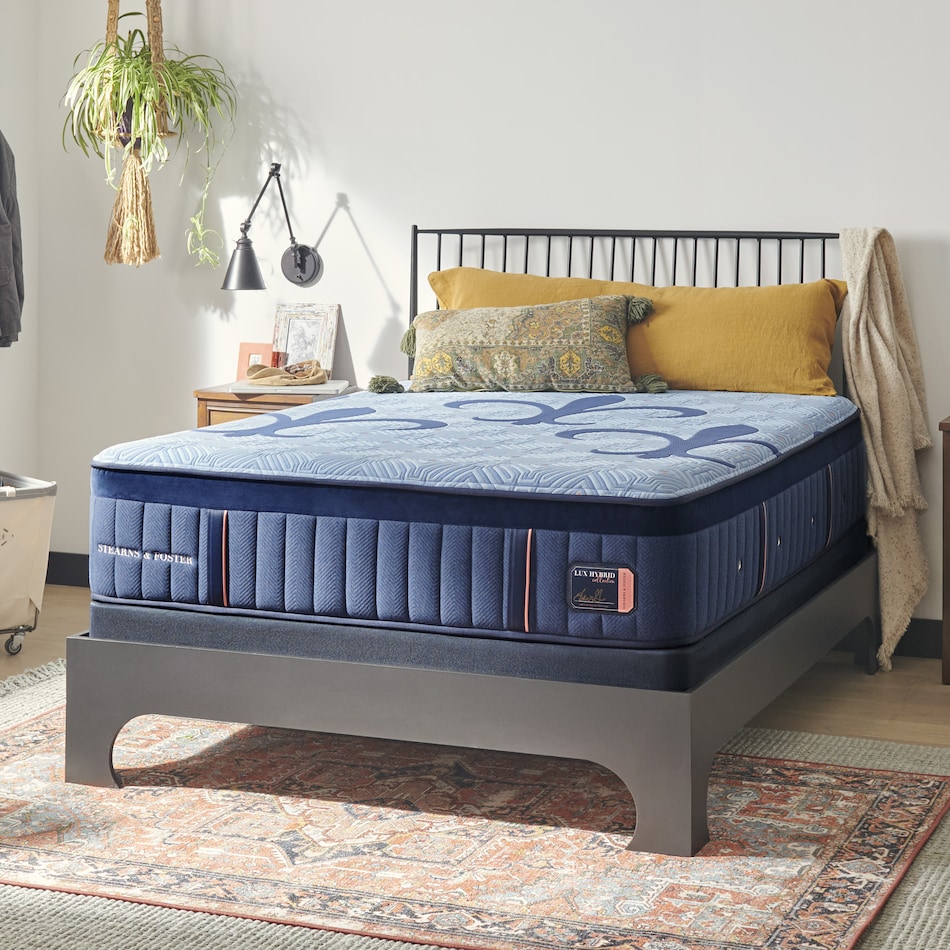 stearns & foster lux hybrid firm bd king mattress   