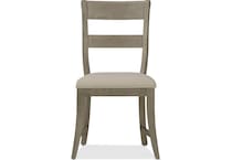 stella dining gray side chair   