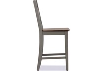 sterling dining gray gray counter stool   
