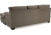 stonemeade nutmeg living room brown st stationary fabric sofa   