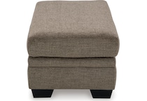 stonemeade nutmeg living room brown st stationary fabric ottoman   