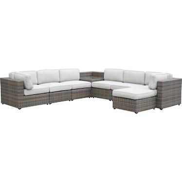 Sunset Road 7-Piece Outdoor Sectional