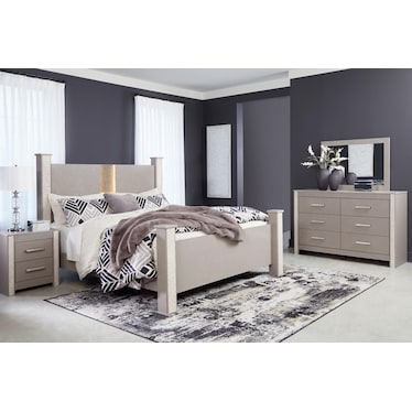 Surancha 5-Piece Queen Poster Bedroom Set