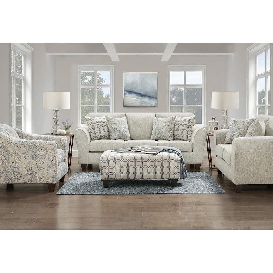 tahini living room white sofa   