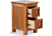 taylor j bedroom reddish brown br master nightstand   