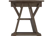 the luxenford home office collection grayish brown of desk h   