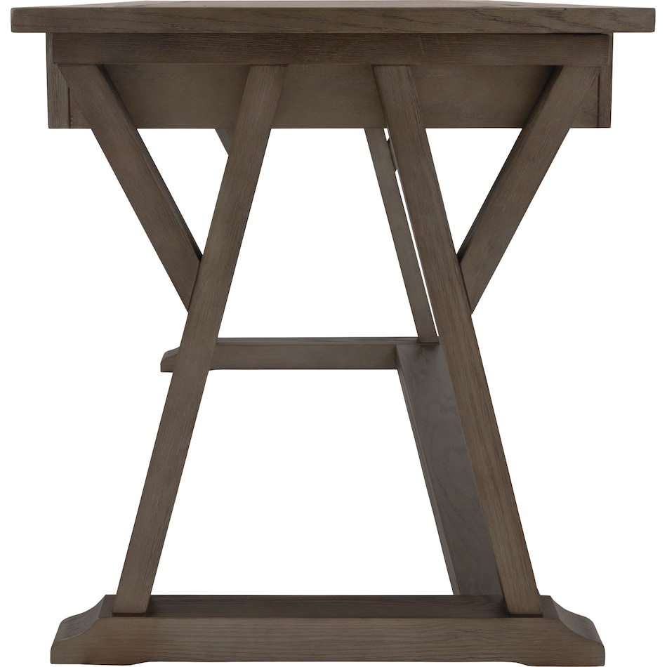 the luxenford home office collection grayish brown of desk h   