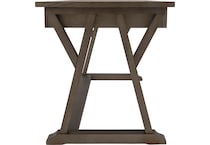 the luxenford home office collection grayish brown of desk h   