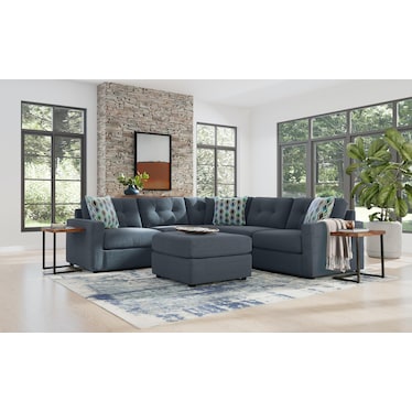 Modular One 5-Piece Sectional - Navy