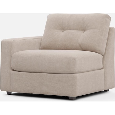 Modular One Left Facing Arm Chair - Stone