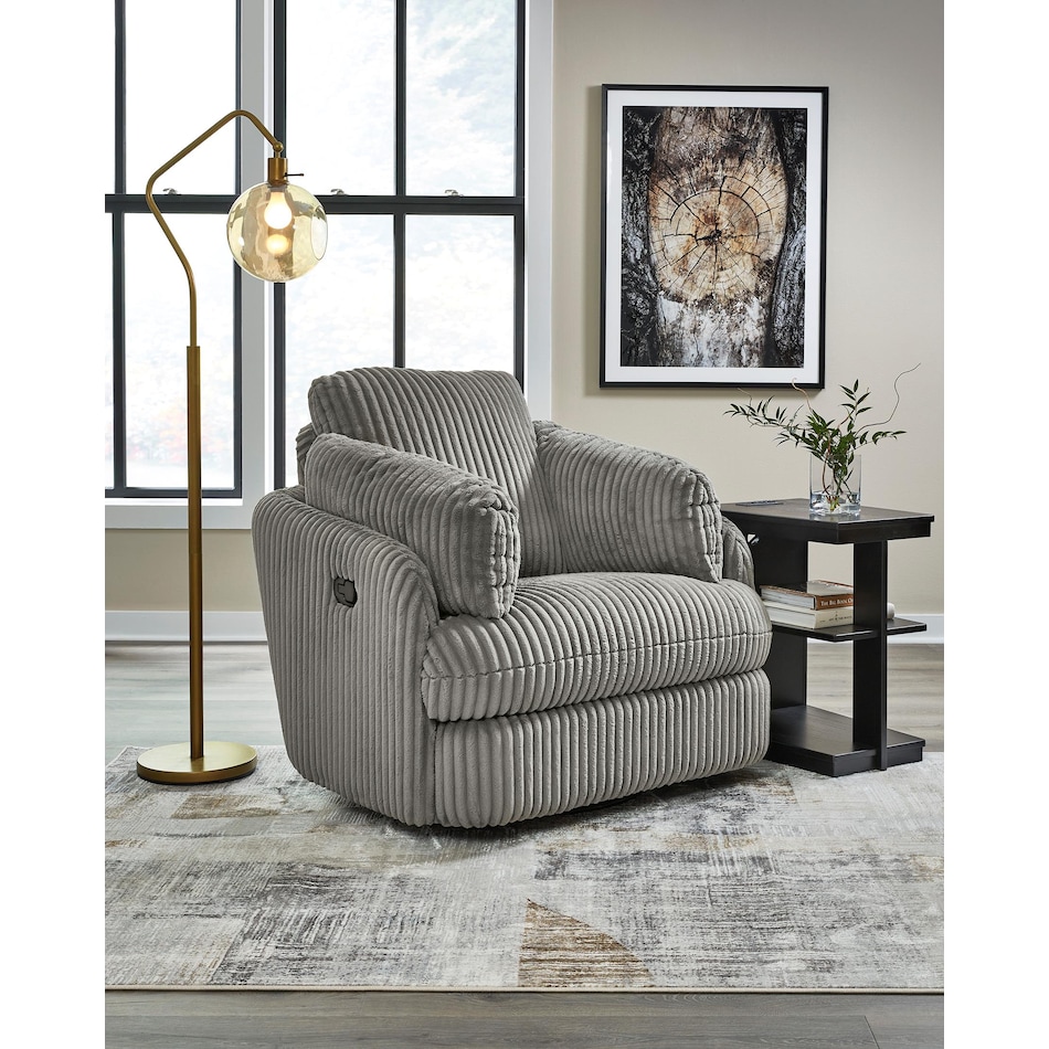 tie breaker fog living room gray   