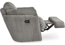 tie breaker fog living room gray mt fabric recliner manual   