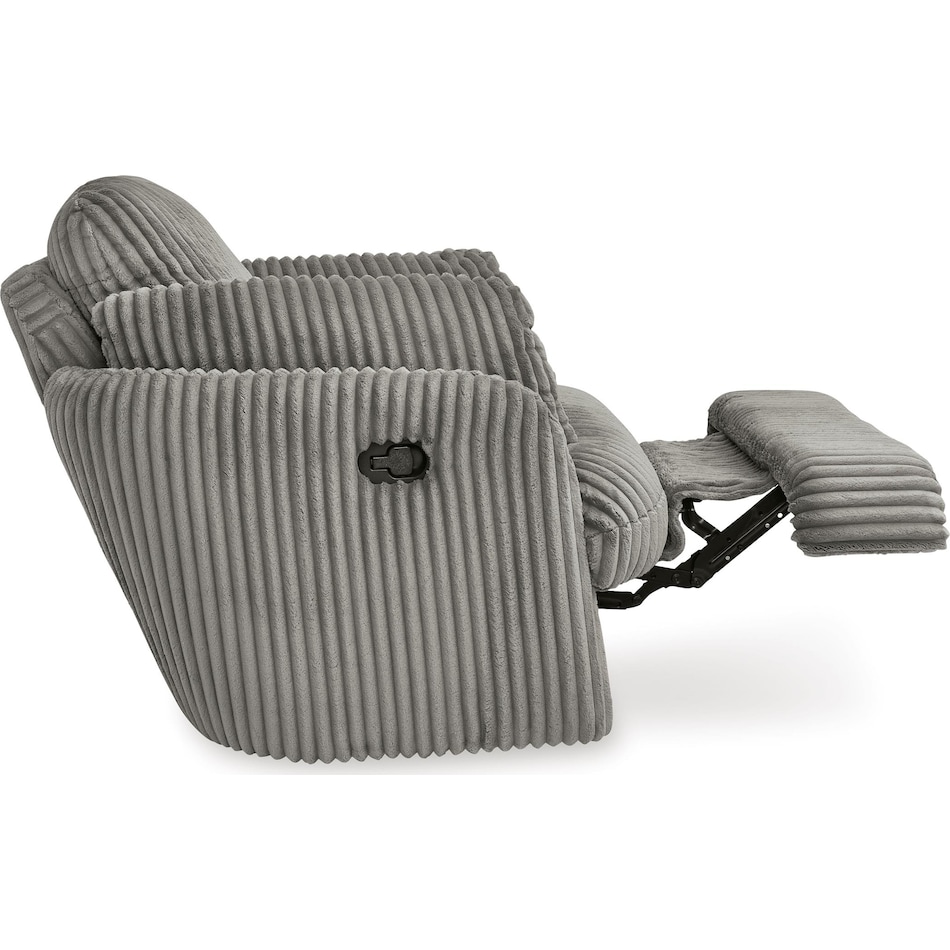 tie breaker fog living room gray mt fabric recliner manual   