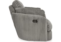 tie breaker fog living room gray mt fabric recliner manual   