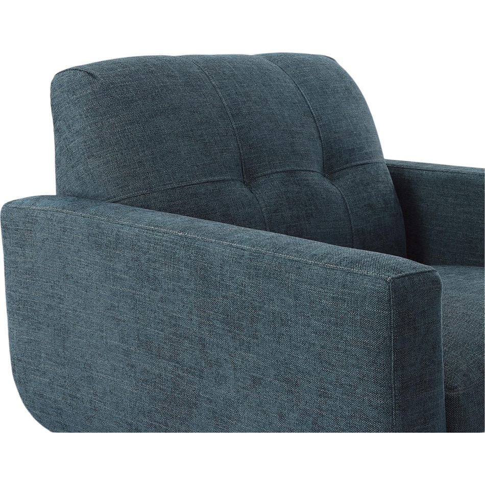 topaz living room teal st stationary fabric chair   