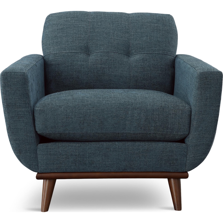 topaz living room teal st stationary fabric chair   