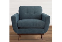 topaz living room teal st stationary fabric chair   