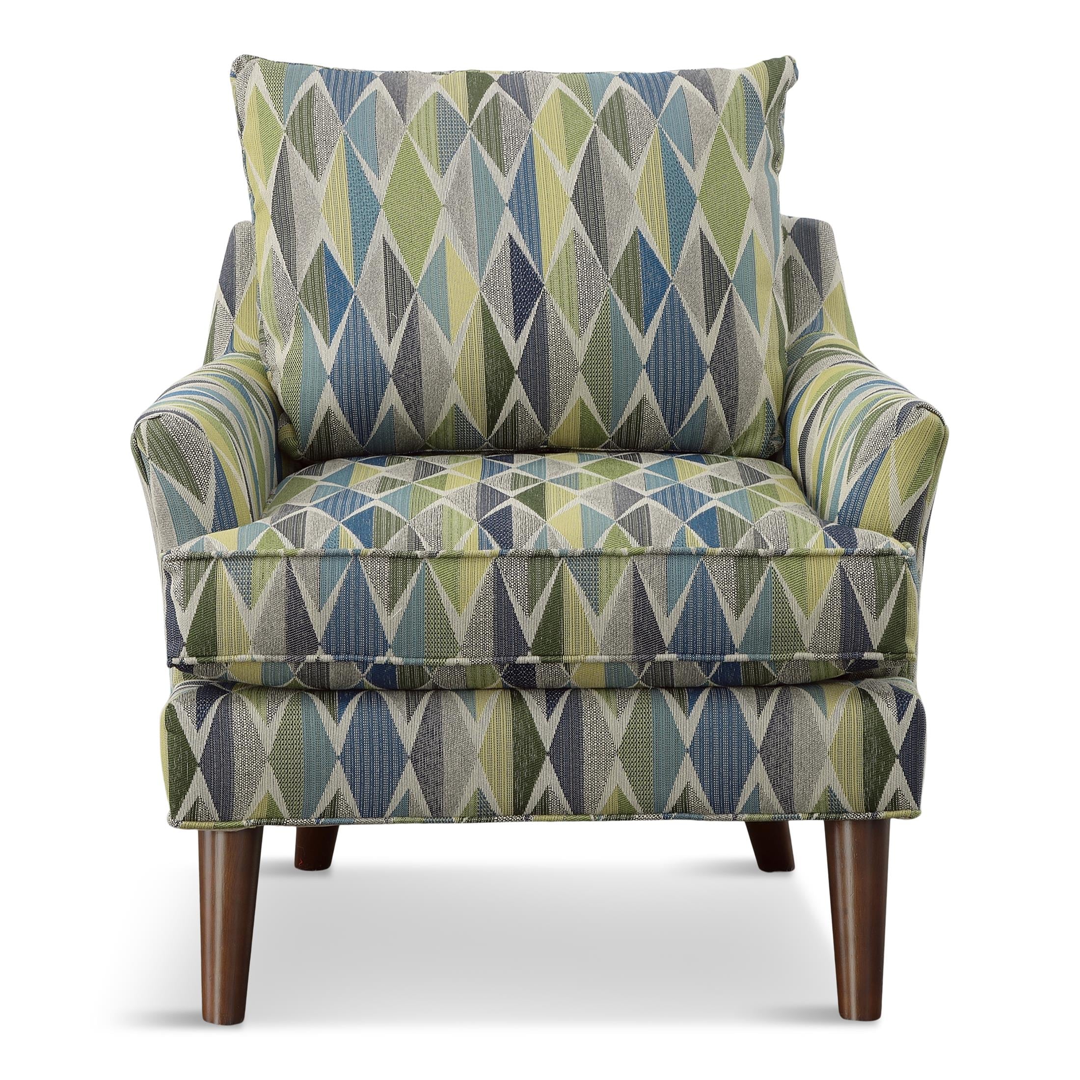 East Side Teal Blue,Green Chenille Fabric Chaise Sofa - Rooms To Go