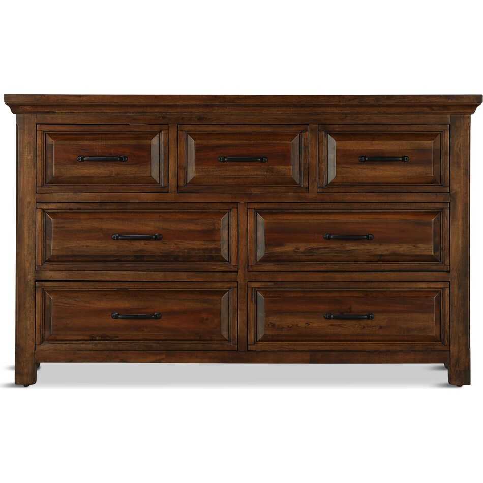 trenton bedroom brown dresser   