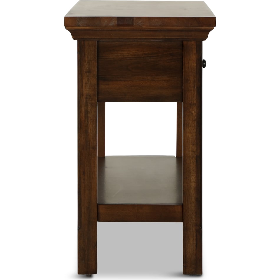 trenton brown oc sofa table   